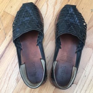Toms leather huaraches